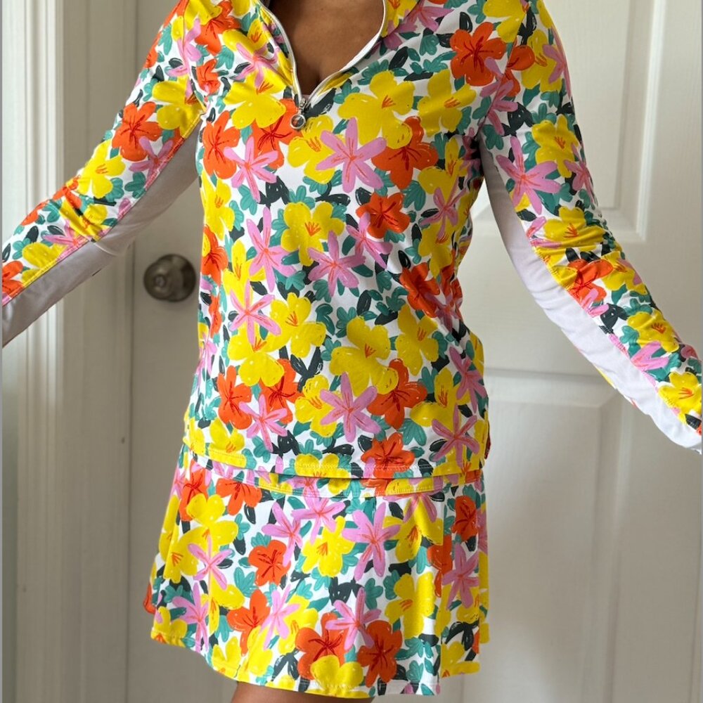 Tail Golf SPF long sleeve shirt and skort